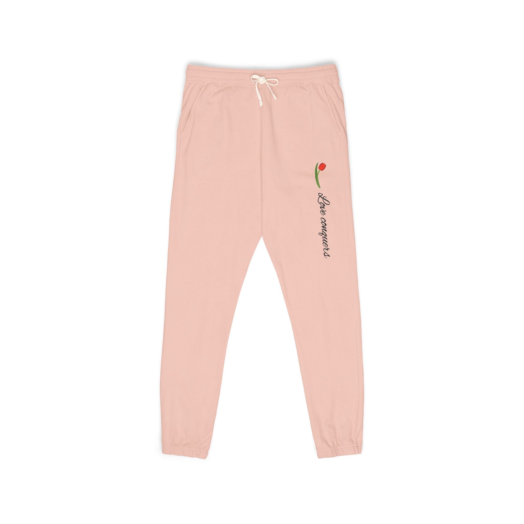Embroidered Tulip Sweats - Hiraeth Manor