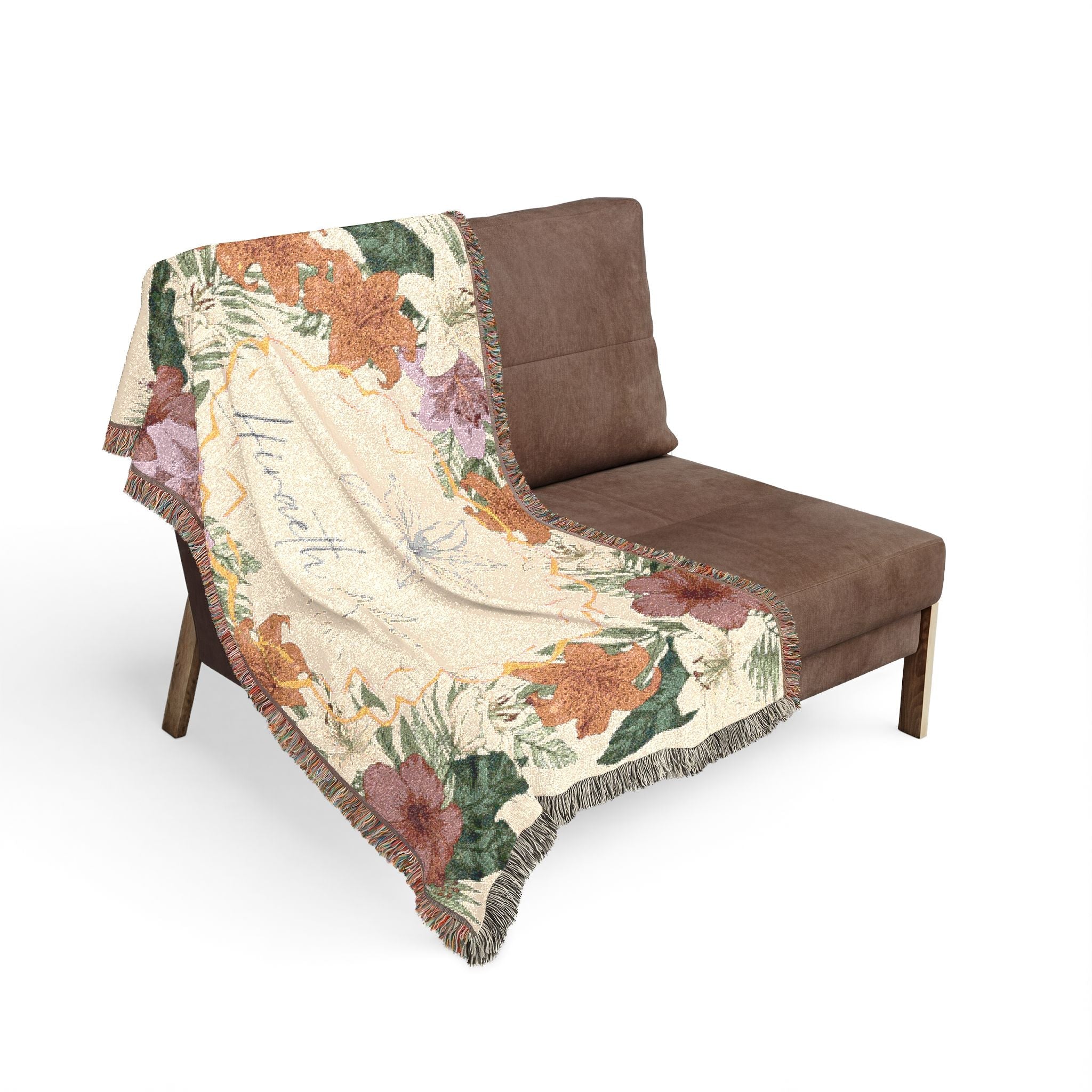 Floral Hiraeth Manor Throw Blanket - Hiraeth Manor