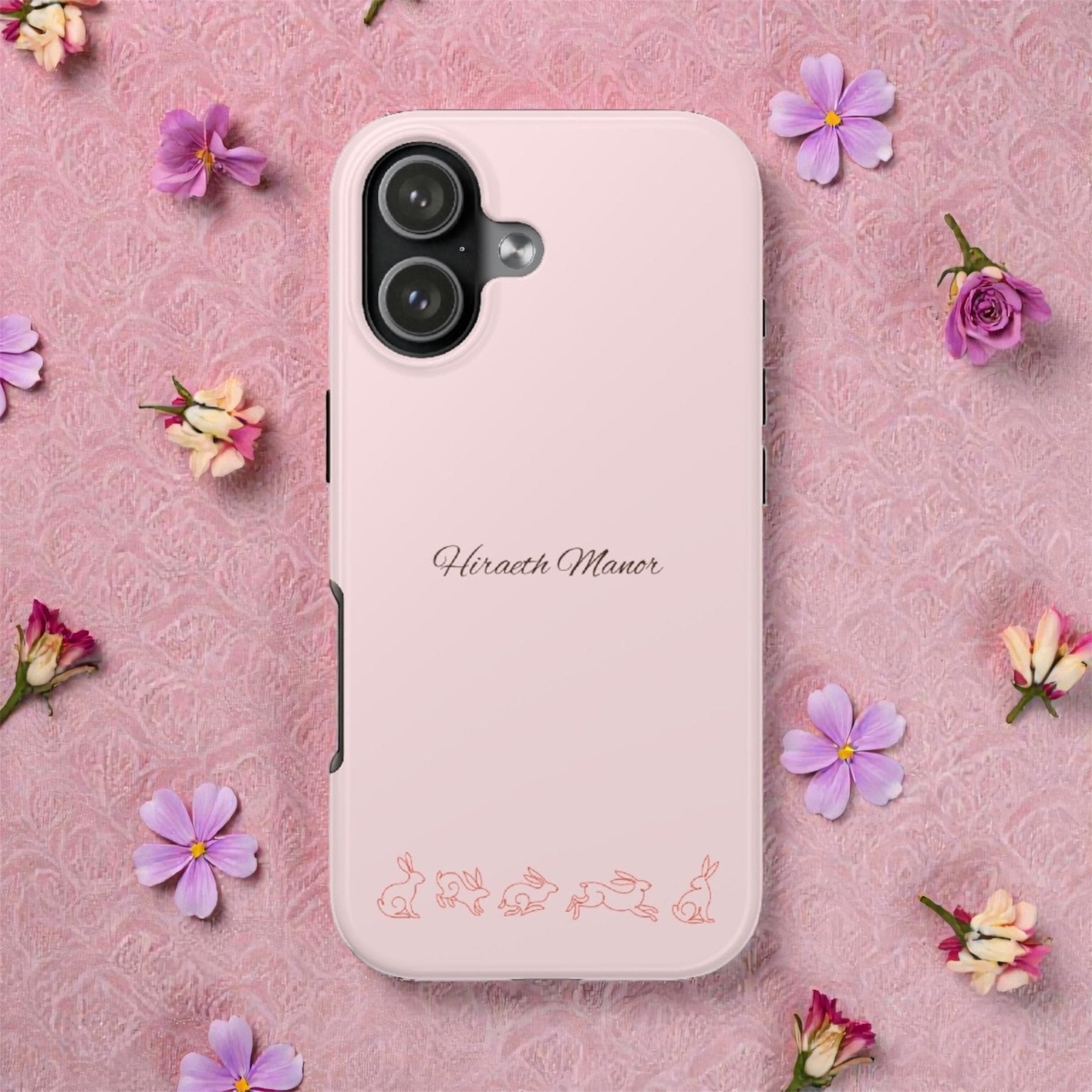 Pink Cottontail Phone Case - Hiraeth Manor