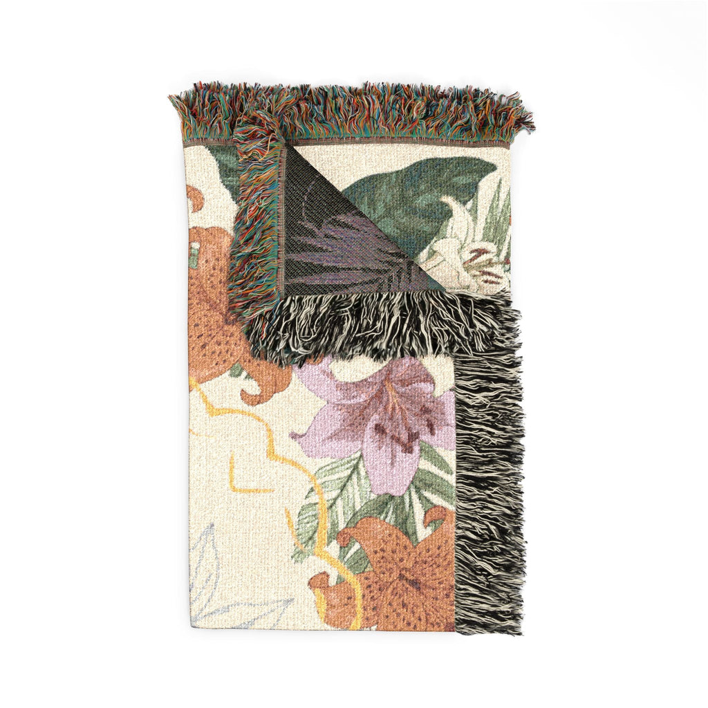 Floral Hiraeth Manor Throw Blanket - Hiraeth Manor