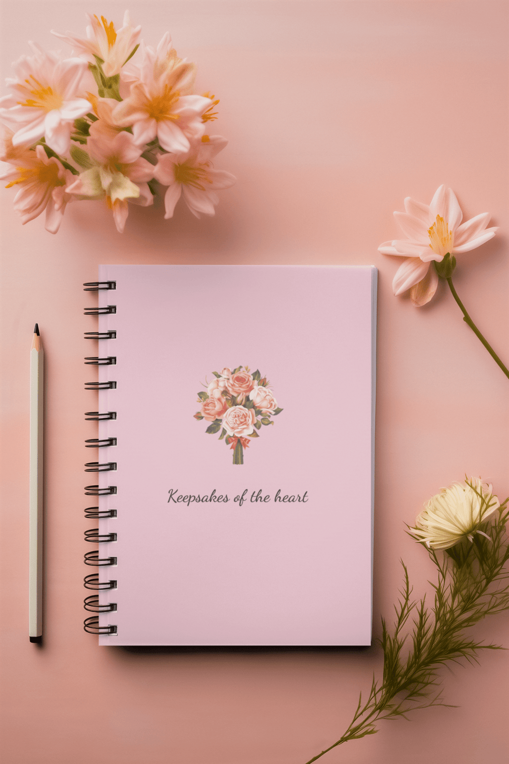 Rosey Keepsake Journal - Hiraeth Manor