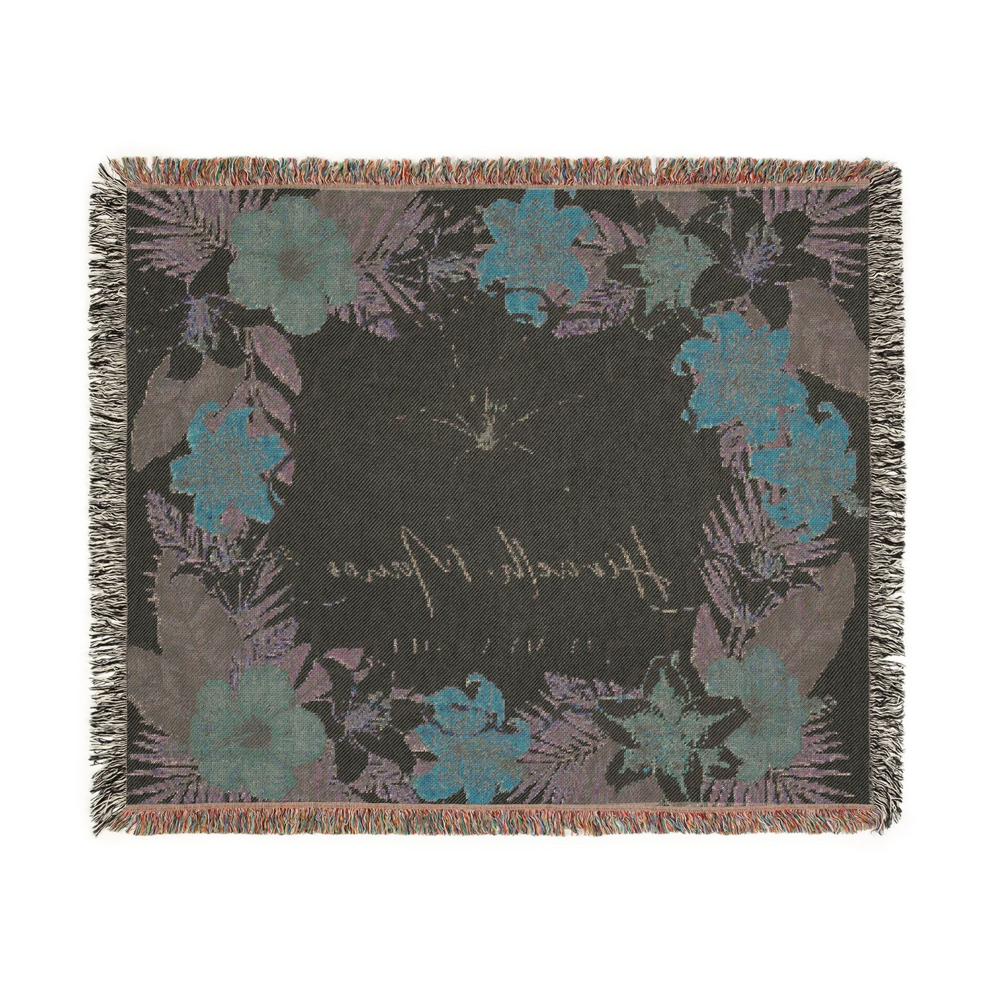 Floral Hiraeth Manor Throw Blanket - Hiraeth Manor