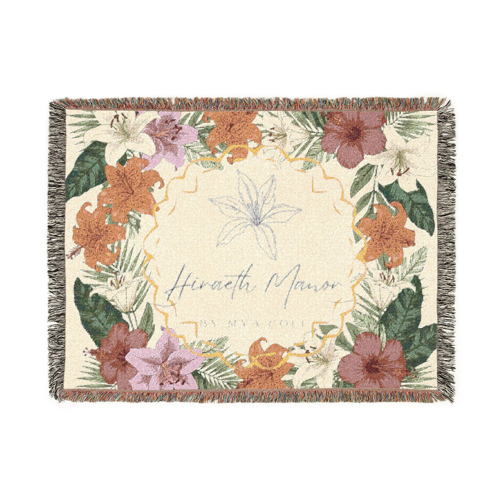 Floral Hiraeth Manor Throw Blanket - Hiraeth Manor