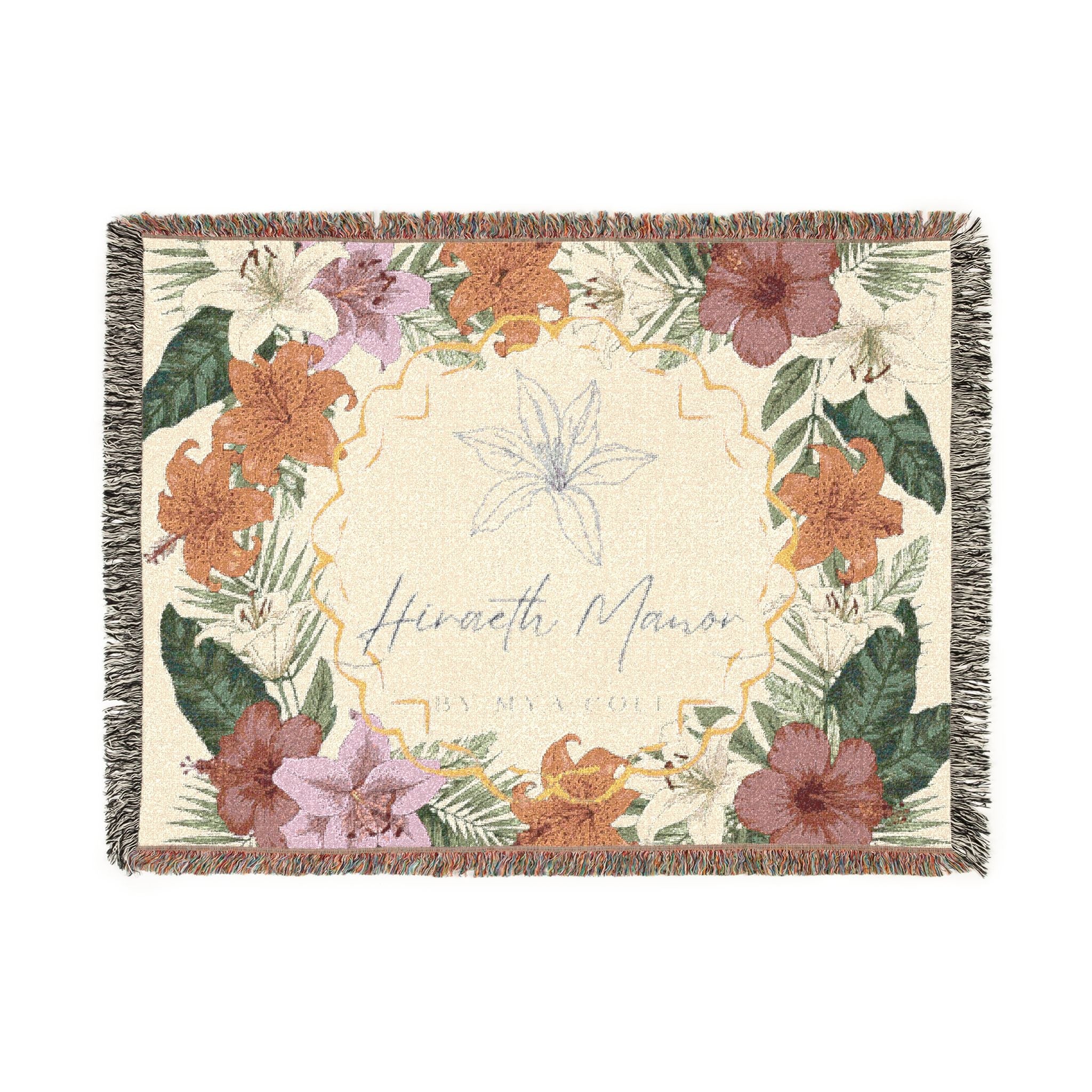 Floral Hiraeth Manor Throw Blanket - Hiraeth Manor