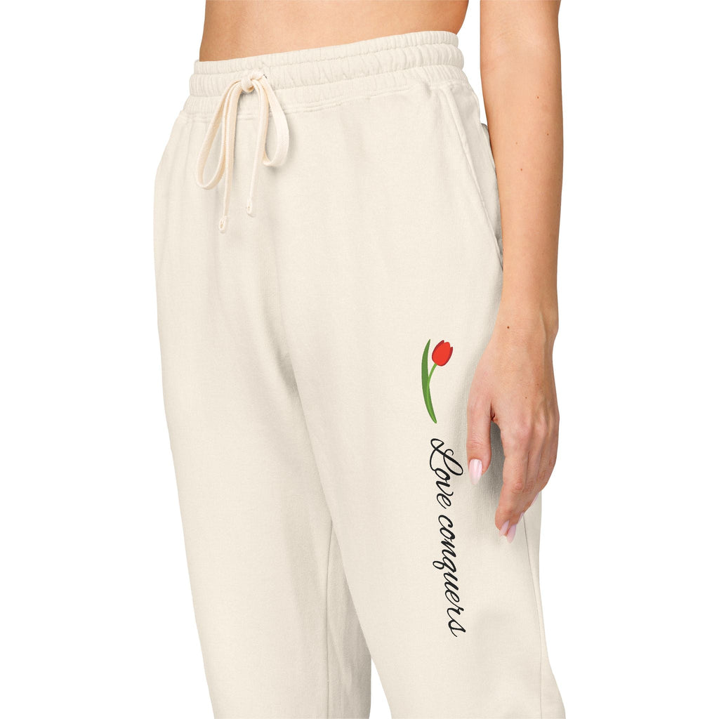 Embroidered Tulip Sweats - Hiraeth Manor