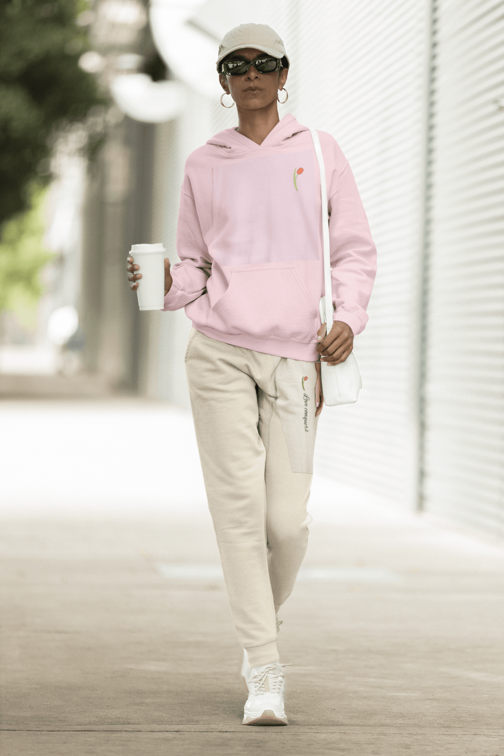 Embroidered Tulip Sweats - Hiraeth Manor